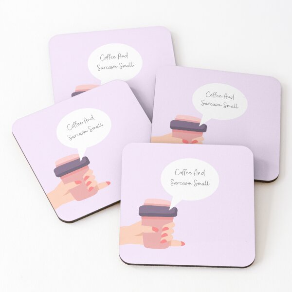 Item preview, Coffee And Sarcasm designed and sold by 2-Of-A-Kind.