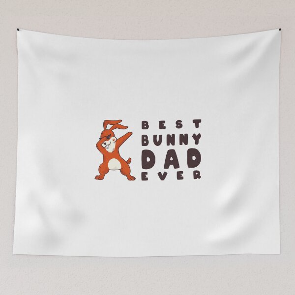Item preview, Best Bunny Dad Ever designed and sold by ArteSilenziosa.