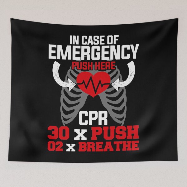 Item preview, In Case Of Emergency Push Here designed and sold by GoZayaan.