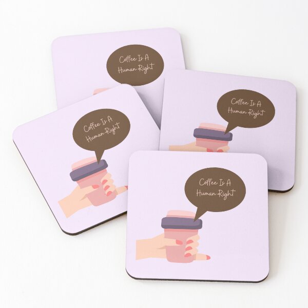 Item preview, Coffee is a human right designed and sold by 2-Of-A-Kind.