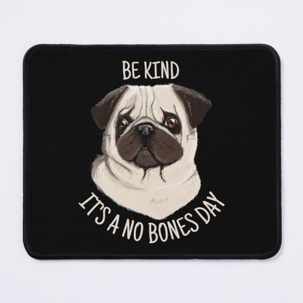 Item preview, BONES OR NO BONES - It's A No Bones Day Pug Pullover Hoodie designed and sold by HopkinsIngram.