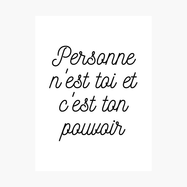 Citation De Motivation Wall Art Redbubble