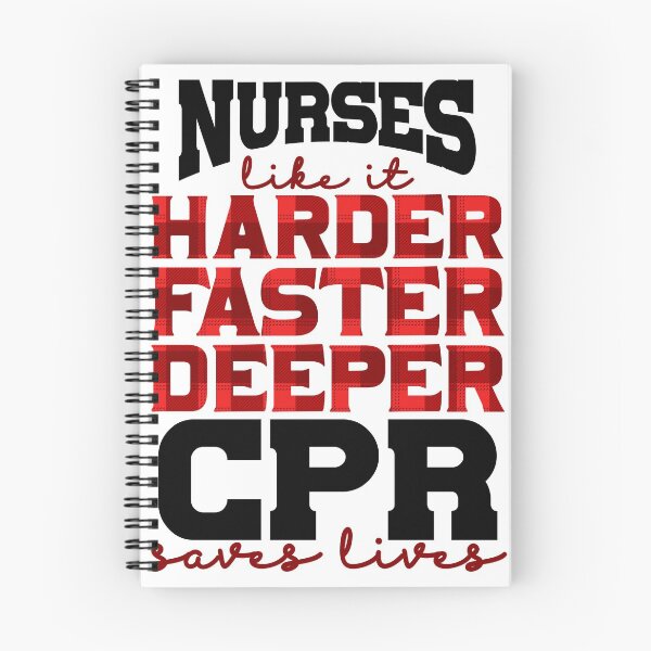 Item preview, Nurses Like It Harder Faster Deeper CPR Saves Lives designed and sold by GoZayaan.