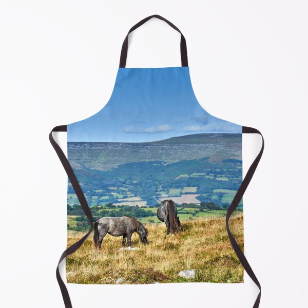 Item preview, Wild Horses grazing on the Brecon Beacons designed and sold by VnGphoto.
