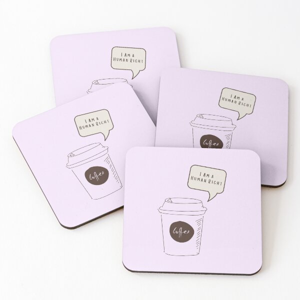 Item preview, Coffee is a human right designed and sold by 2-Of-A-Kind.