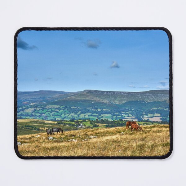 Item preview, Wild Horses grazing on the Brecon Beacons designed and sold by VnGphoto.