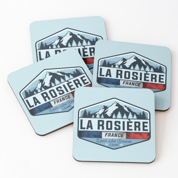 Item preview, La Rosiere Ski France Skiing Alps Sticker T-Shirt 01 designed and sold by OuterShellUK.