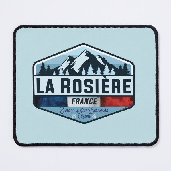 Item preview, La Rosiere Ski France Skiing Alps Sticker T-Shirt 01 designed and sold by OuterShellUK.