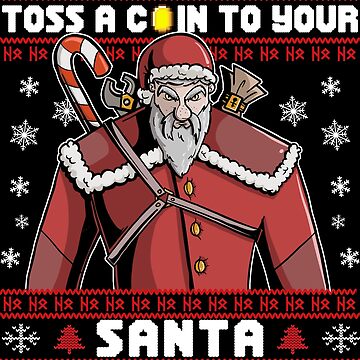 Vorschaubild zum Design Witcher Santa Claus Ugly Christmas Sweater Xmas RPG Roleplay DnD Dungeon Master Dungeon and Dragons Gamer Nerd Geek Shirt Design von Frontoni