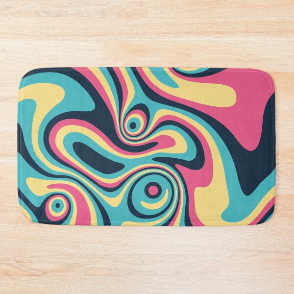 Item preview, Blue, yellow and pink marble designed and sold by Captain Chromatic.