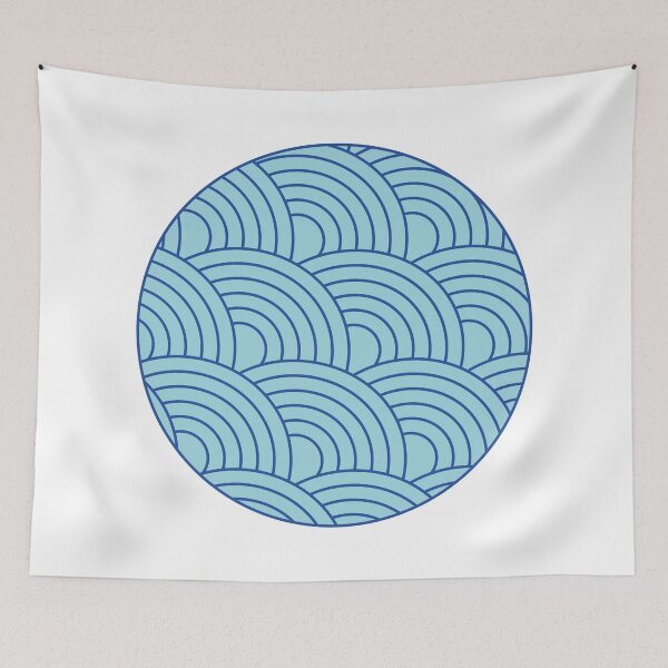Item preview, Japanese wave pattern designed and sold by Damsos.