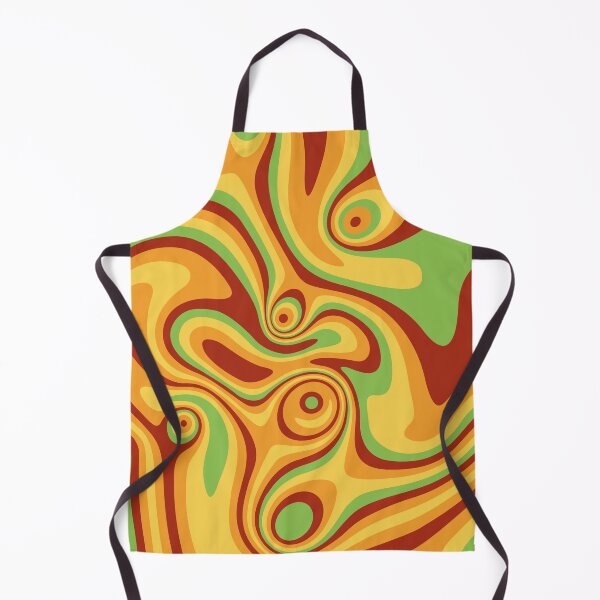 Aperçu de l'œuvre Marbre orange, jaune et vert créée et vendue par Captain Chromatic.