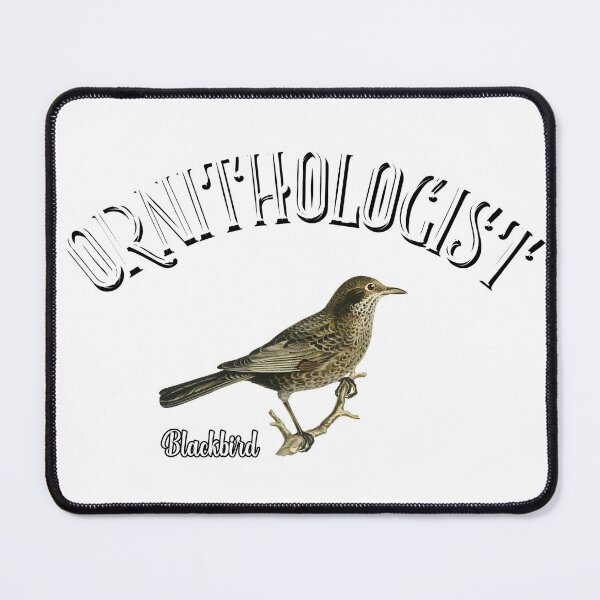 Aperçu de l'œuvre Ornithologue Bird Science Blackbird créée et vendue par roseglasses.