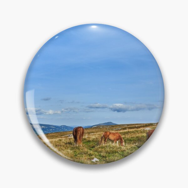 Item preview, Wild Horses grazing on the Brecon Beacons designed and sold by VnGphoto.