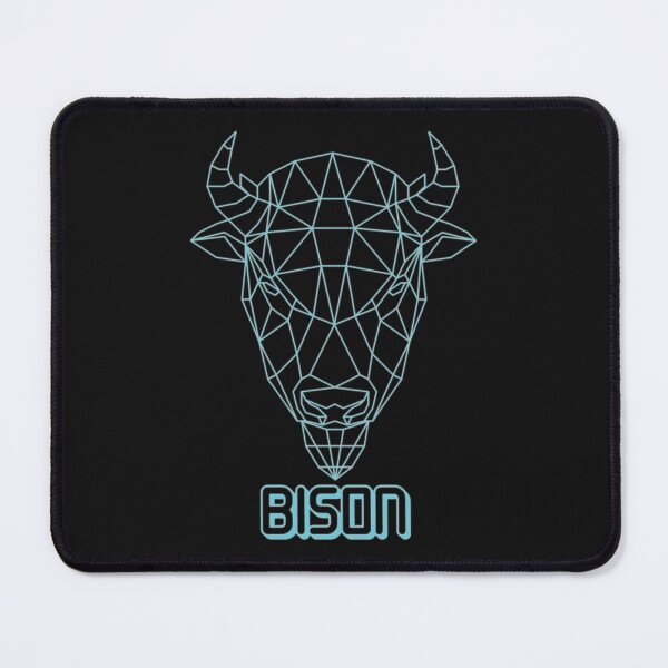 Item preview, geometric bison designed and sold by capotees.