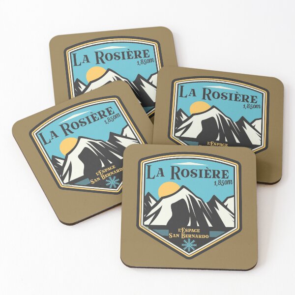 Item preview, La Rosiere Ski France Skiing Alps Sticker T-Shirt 02 designed and sold by OuterShellUK.