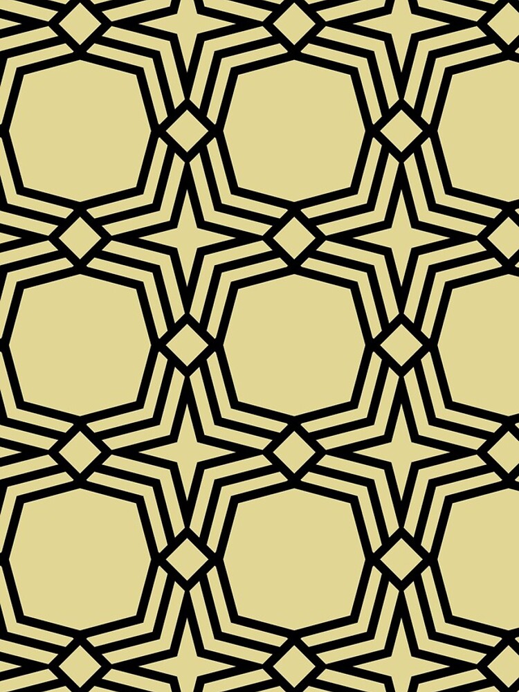 Imagen 4 de 4, Funda de iPhone con la obra Black and Yellow Star Geometric Shape Pattern - Diamond Vogel 2022 Popular Color Fire Dance 0799, diseñada y vendida por ColorOfTheYears.