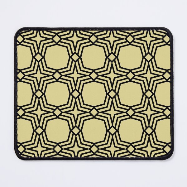Item preview, Black and Yellow Star Geometric Shape Pattern - Diamond Vogel 2022 Popular Color Fire Dance 0799 designed and sold by ColorOfTheYears.