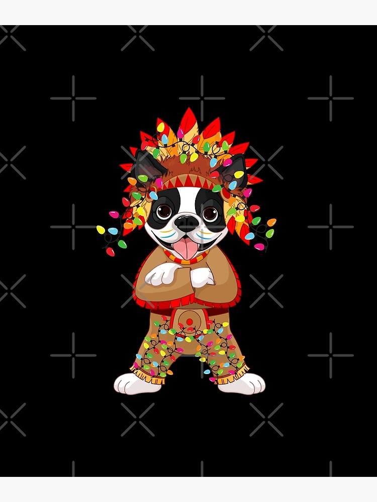 &ldquo;Boston Terrier Holiday Christmas Lights - Holiday Christmas Lights