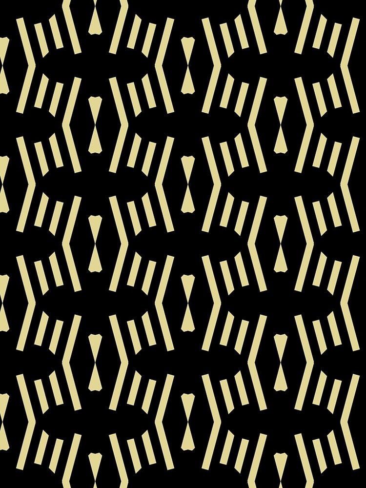 Thumbnail 5 von 5, A-Linien Kleid, Black and Yellow Vertical Stripe Chevron Pattern - Diamond Vogel 2022 Popular Color Fire Dance 0799 designt und verkauft von ColorOfTheYears.