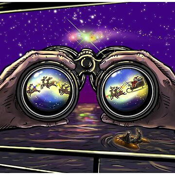 Artwork thumbnail, UAP / UFO Holiday Greeting Card (OZ, 2021) by ToInfinity