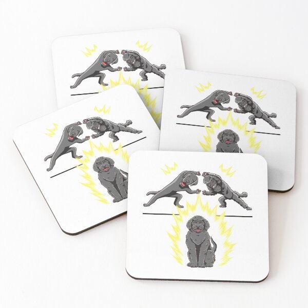 Item preview, Black Labradoodle Dance designed and sold by More Cute Dogs.