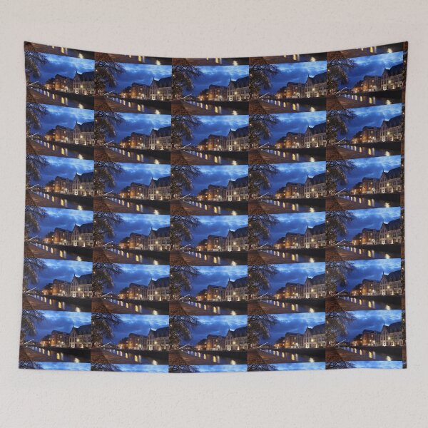 Item preview, Old Dender at Night, Dendermonde, Belgium designed and sold by Imladris01.