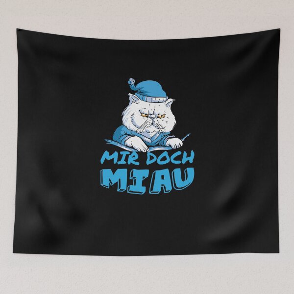 Item preview, Mir Doch Miau - Meow Cat Cats Tired Sleep designed and sold by Tig3rE.