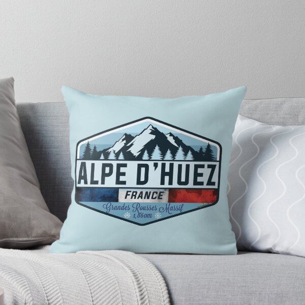 Item preview, Alpe d'Huez Ski France Skiing Alps Sticker T-Shirt 01 designed and sold by OuterShellUK.
