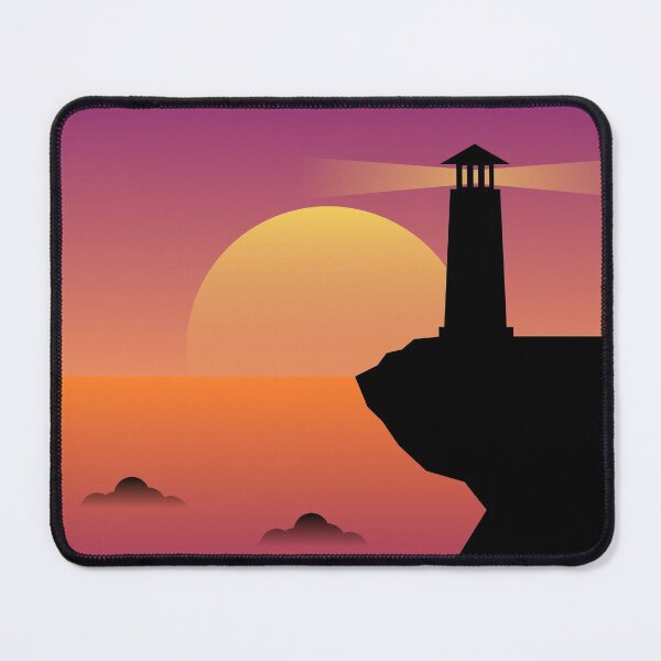 Item preview, Sunset Lighthouse designed and sold by Byoudesigns.