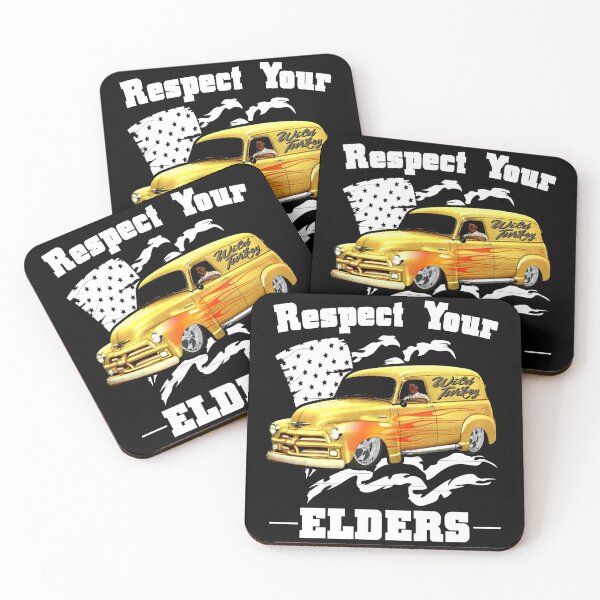 Item preview, Funny Car Guy - Respect Your Elders Classic Panel Truck designed and sold by CharJens.