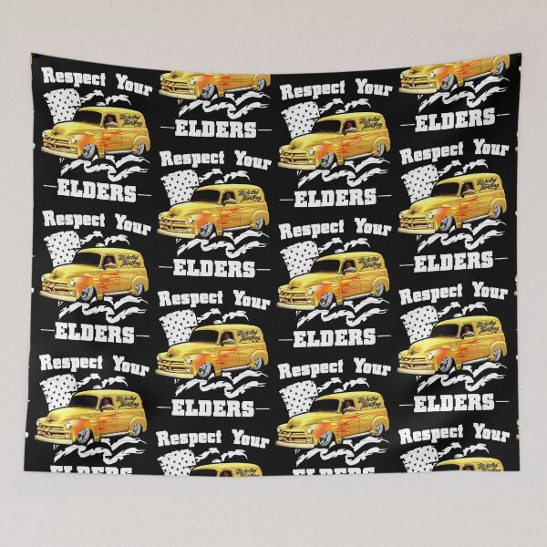 Item preview, Funny Car Guy - Respect Your Elders Classic Panel Truck designed and sold by CharJens.