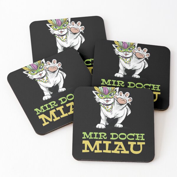 Item preview, Mir Doch Miau - Meow Cat Cats Mardi Gras Saison designed and sold by Tig3rE.