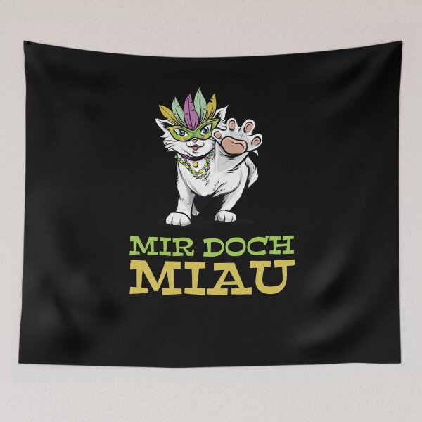 Item preview, Mir Doch Miau - Meow Cat Cats Mardi Gras Saison designed and sold by Tig3rE.