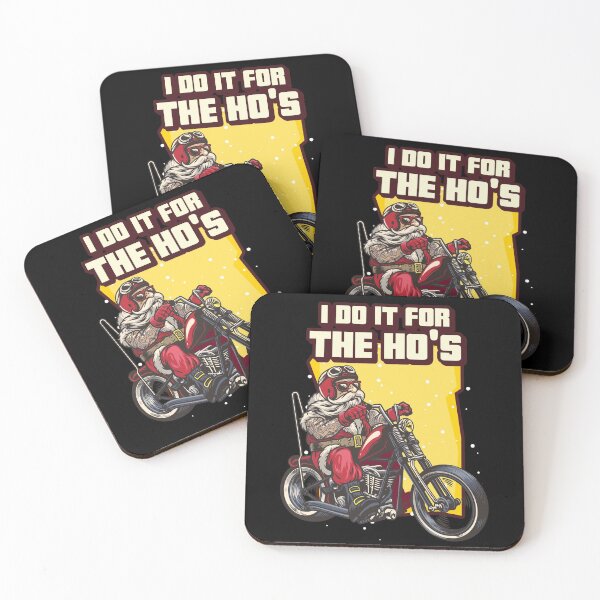 Item preview, I Do It for the Hos Funny Christmas Design designed and sold by Paula Helit.