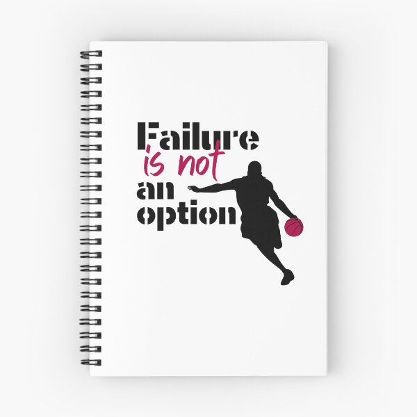 Item preview, Failure is not an option Basketball quote designed and sold by RaquelDeneth.