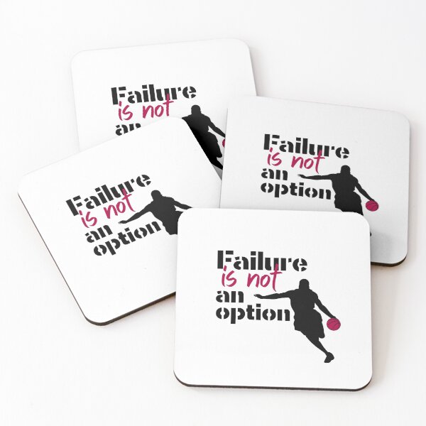 Item preview, Failure is not an option Basketball quote designed and sold by RaquelDeneth.