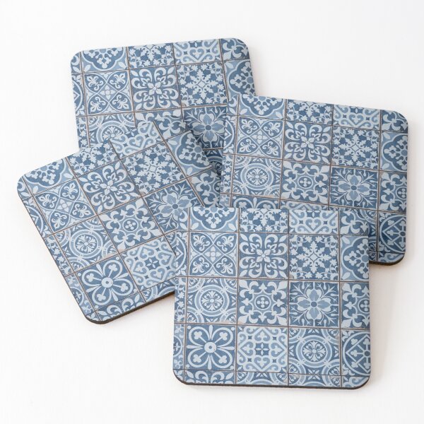 Item preview, Oriental Blue Tile Rug Pattern designed and sold by Rainbows Rock.