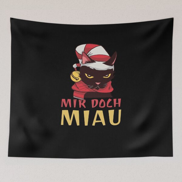 Item preview, Mir Doch Miau - Meow Cat Cats Christmas designed and sold by Tig3rE.