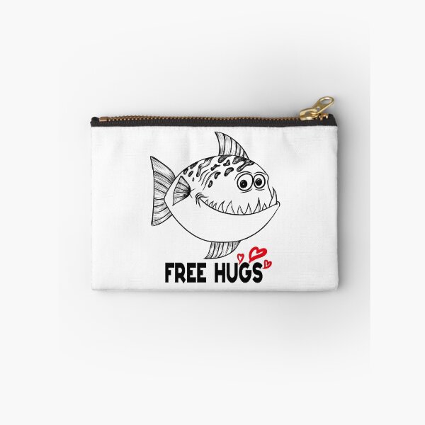 Item preview, Free Hugs Fish - funny design designed and sold by asprse.