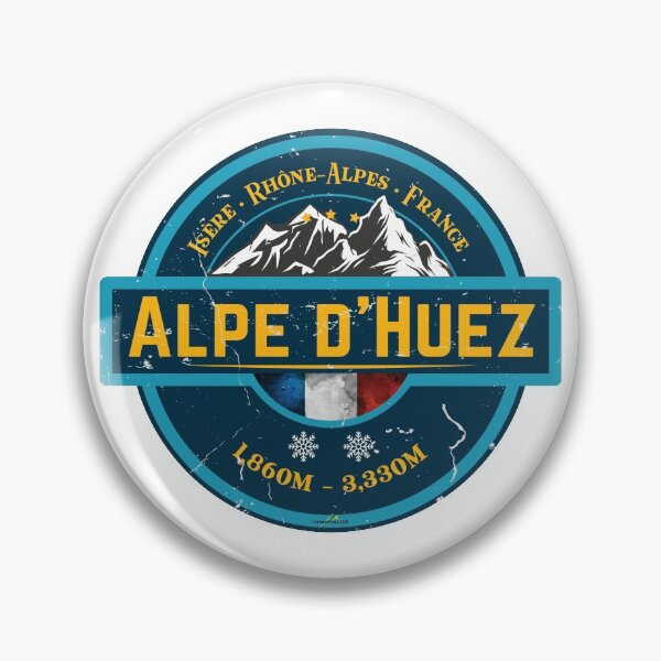 Artikelvorschau, Alpe d'Huez Ski Frankreich Skifahren Alpen Aufkleber T-Shirt 02 entworfen und verkauft von OuterShellUK.