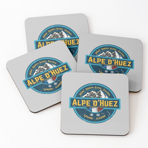 Item preview, Alpe d'Huez Ski France Skiing Alps Sticker T-Shirt 02 designed and sold by OuterShellUK.