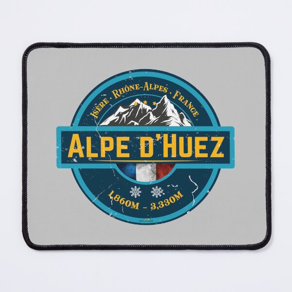 Item preview, Alpe d'Huez Ski France Skiing Alps Sticker T-Shirt 02 designed and sold by OuterShellUK.