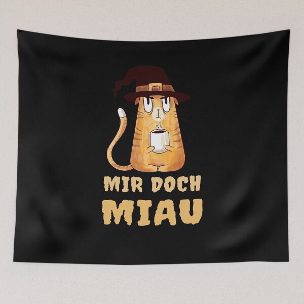 Item preview, Mir Doch Miau - Meow Cat Cats Halloween designed and sold by Tig3rE.