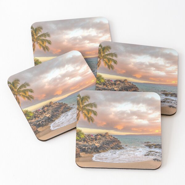 Item preview, Orange Palm Paradise, Tropical Sunset Beach designed and sold by WanderTravels.
