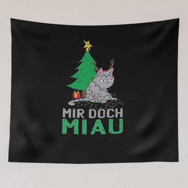 Item preview, Mir Doch Miau - Meow Cat Cats Christmas designed and sold by Tig3rE.