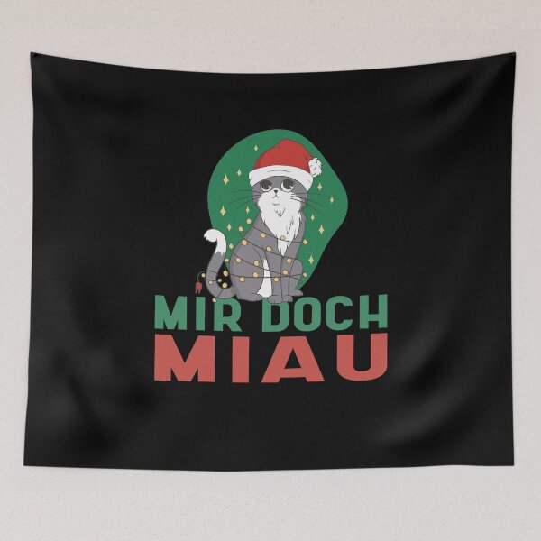 Item preview, Mir Doch Miau - Meow Cat Cats Christmas designed and sold by Tig3rE.