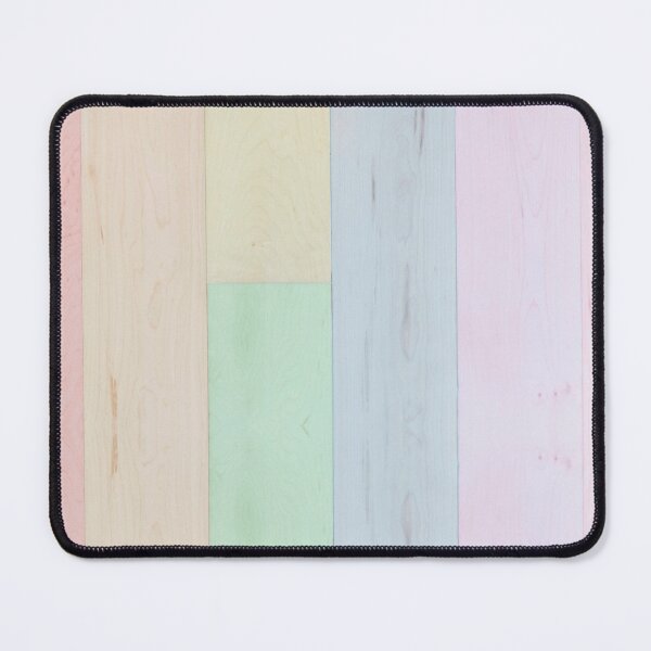 Item preview, Pastel Rainbow Wood Planks Pattern designed and sold by Designs By YL.
