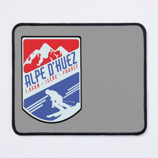Item preview, Alpe d'Huez Ski France Skiing Alps Sticker T-Shirt 03 designed and sold by OuterShellUK.