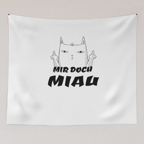 Item preview, Mir Doch Miau - Meow Cat Cats designed and sold by Tig3rE.